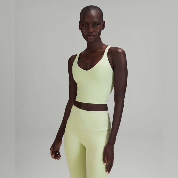 Lululemon Align Cropped Tank Top Sz4 light green NWT - Picture 6 of 9